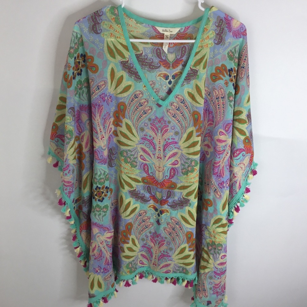 Matilda Jane Multicolor Sabina Kaftan Cover Up